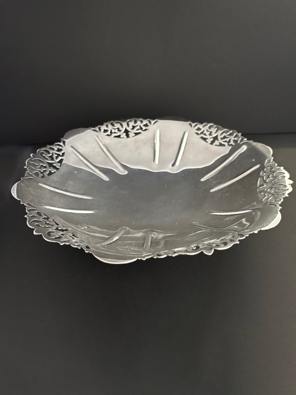 Vintage Silver Fruit Bowl